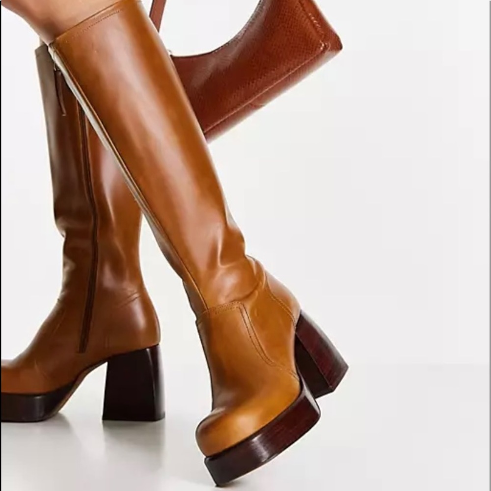 ISO!!!! ASOS Design California premium leather boot in tan in a US size 9 or 10